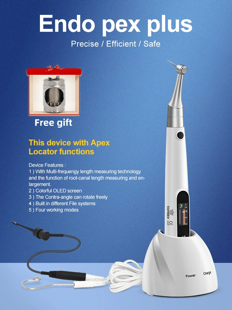 Wireless Dental Endodontic Root Canal Treatment 2 in 1 Endo Motor with Built in Apex Locator