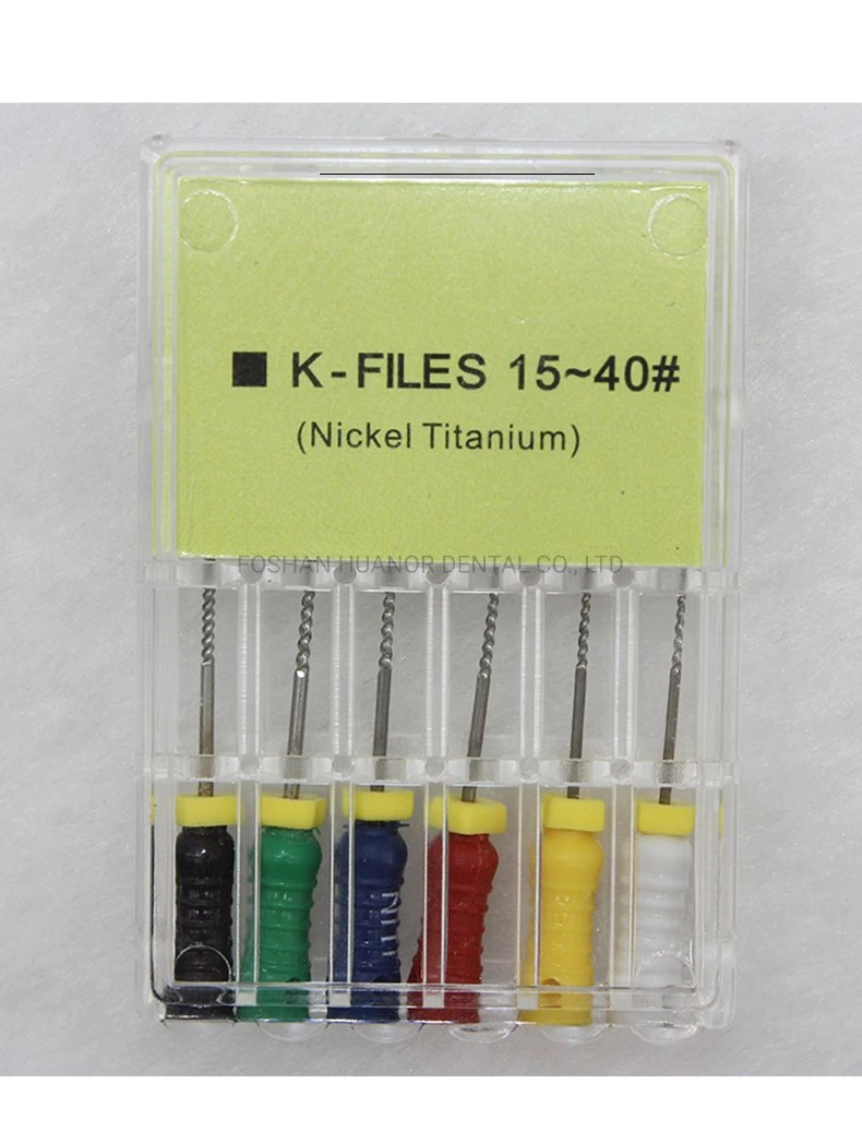 Dental Root Canal Files, K-Files, H-Files, Stainless Steel, Niti, Handuse, Engine Use CE/ISO