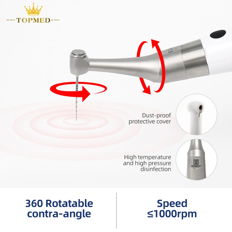 Wireless Dental Endodontic Root Canal Treatment 2 in 1 Endo Motor with Built in Apex Locator