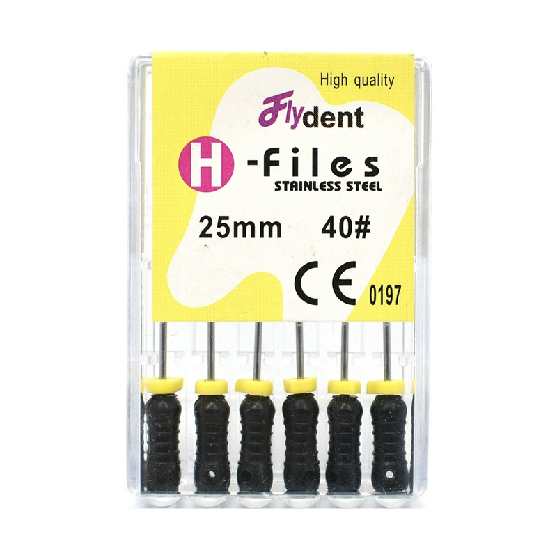 Dental Root Canal File 21/25mm Stainless Steel Dental H Files