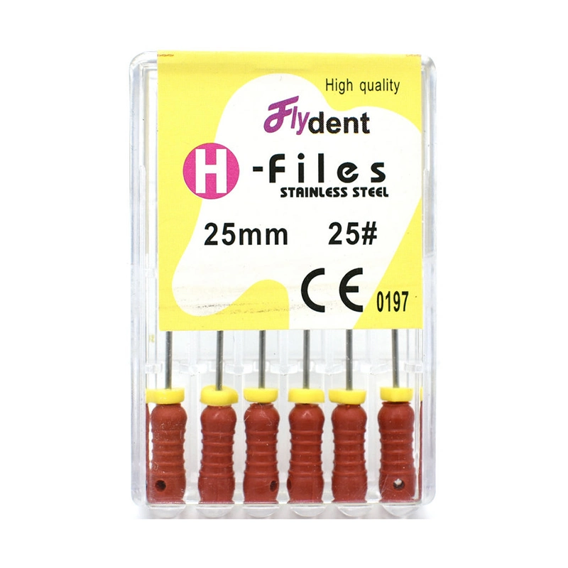 Dental Root Canal File 21/25mm Stainless Steel Dental H Files