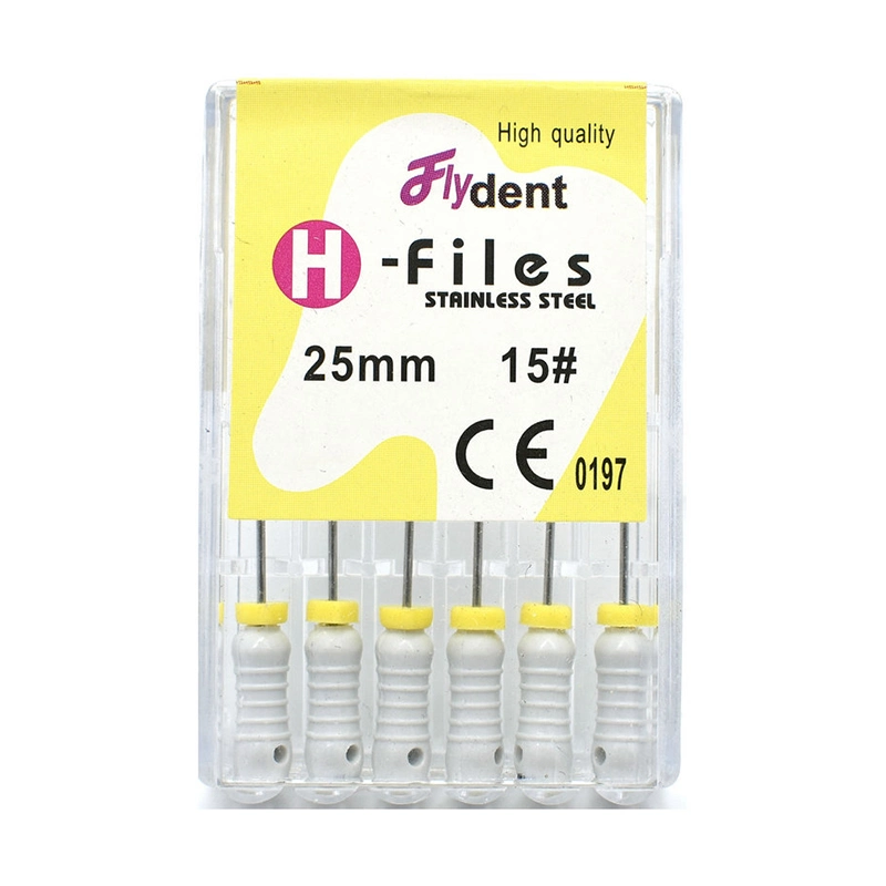 Dental Root Canal File 21/25mm Stainless Steel Dental H Files