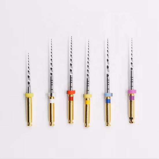 치과 파일 열 활성화 치과 근관 Niti 파일 포장 회전 엔도 파일